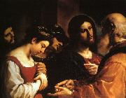  Giovanni Francesco  Guercino Christ with the Woman Taken in Adultery USA oil painting reproduction